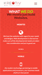 Mobile Screenshot of kreativwebsolutions.co.uk