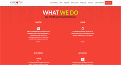 Desktop Screenshot of kreativwebsolutions.com