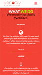 Mobile Screenshot of kreativwebsolutions.com